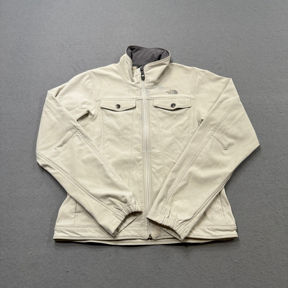 The North Face Jacket Women's Small Beige Apex Softshell Lightweight Outdoor